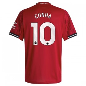Günstige Fußballtrikots Manchester United Cunha 10 Heimtrikot 2025-26 Kurzarm